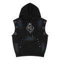 KINGDOM STANDARD Unisex Vintage Wash Sun Fade Sleeveless Hoodie