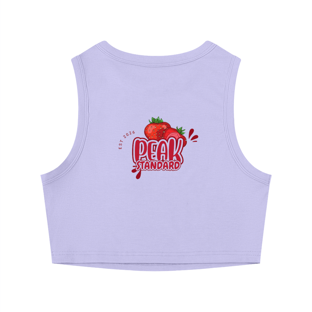 PEAK STANDARD Women's Tight Crewneck Crop Tank Top