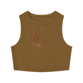 PEAK STANDARD BUTTERFLY Women's Tight Crewneck Crop Tank Top