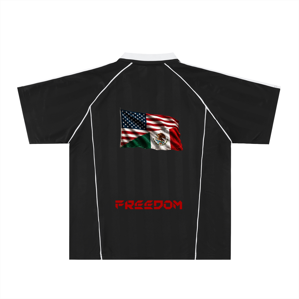 KINGDOM STANDARD FREEDOM Shadow Stripe Collared Soccer Jersey
