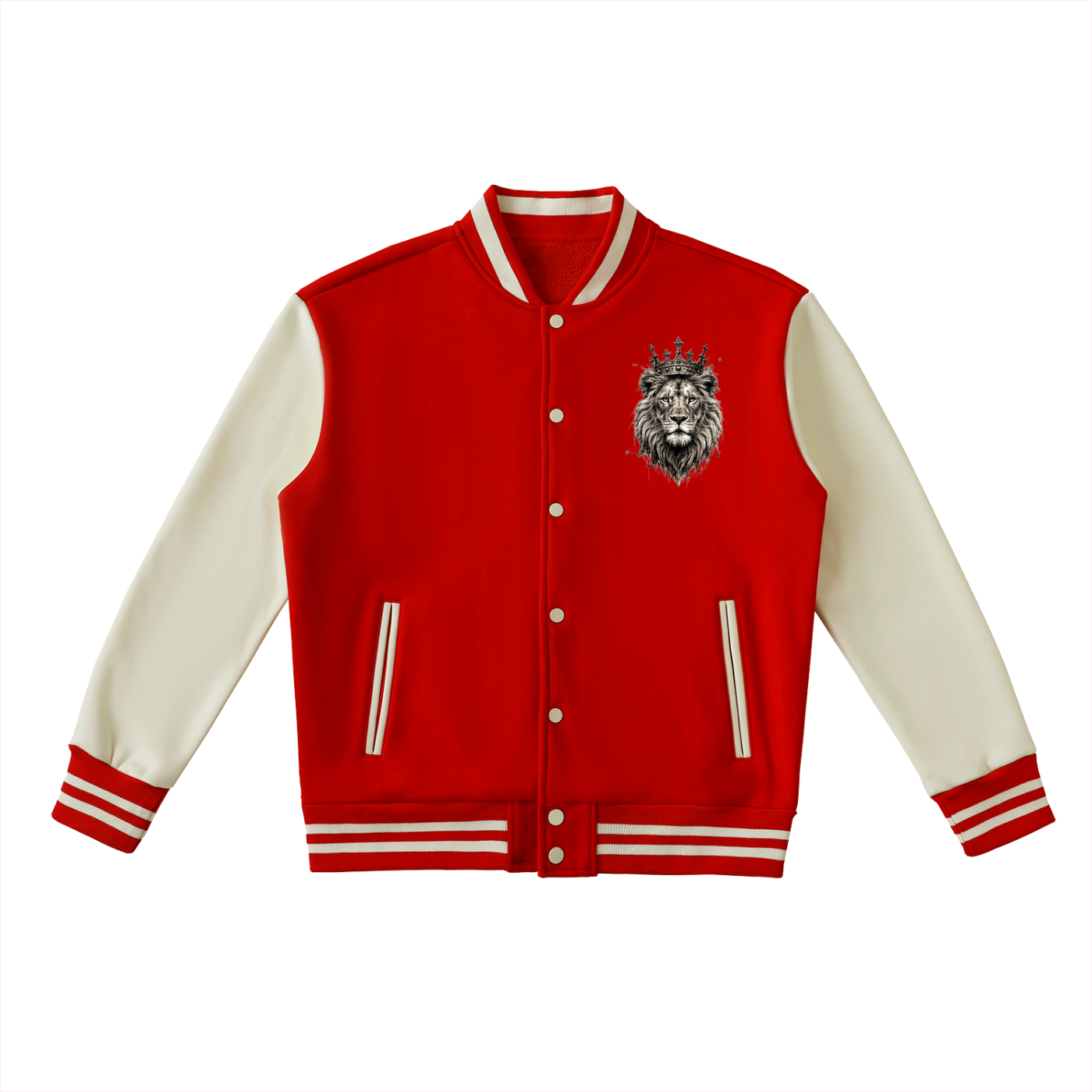 KINGDOM STANDARD Two-Tone Fleeced UNISEX Varsity Jacket