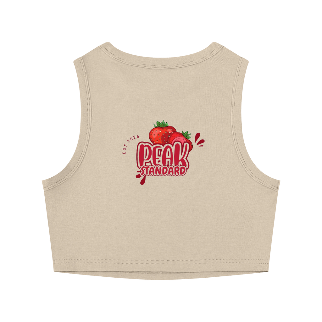 PEAK STANDARD Women's Tight Crewneck Crop Tank Top
