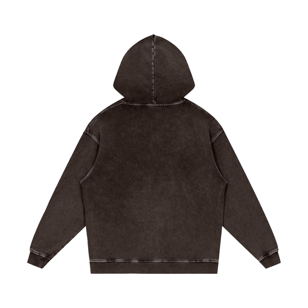 #5 Snow Washed Loose Cotton Hoodie