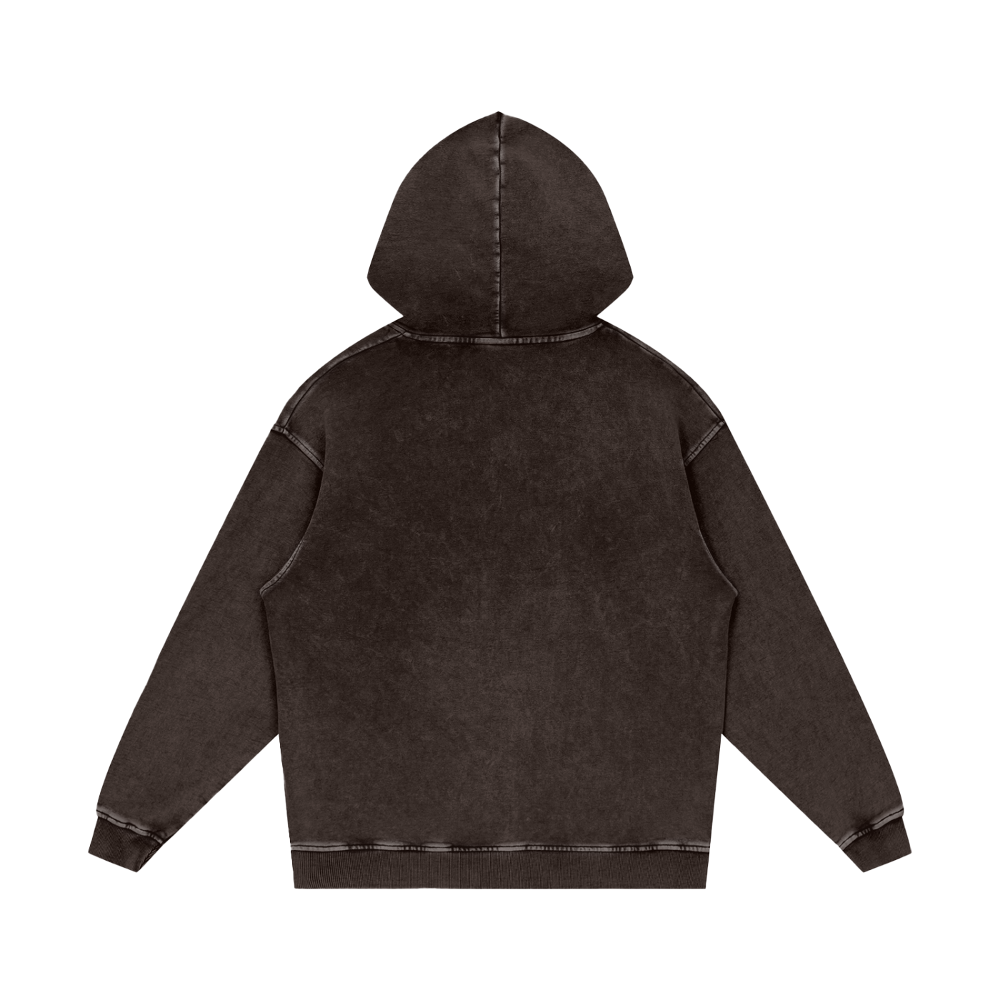 #5 Snow Washed Loose Cotton Hoodie