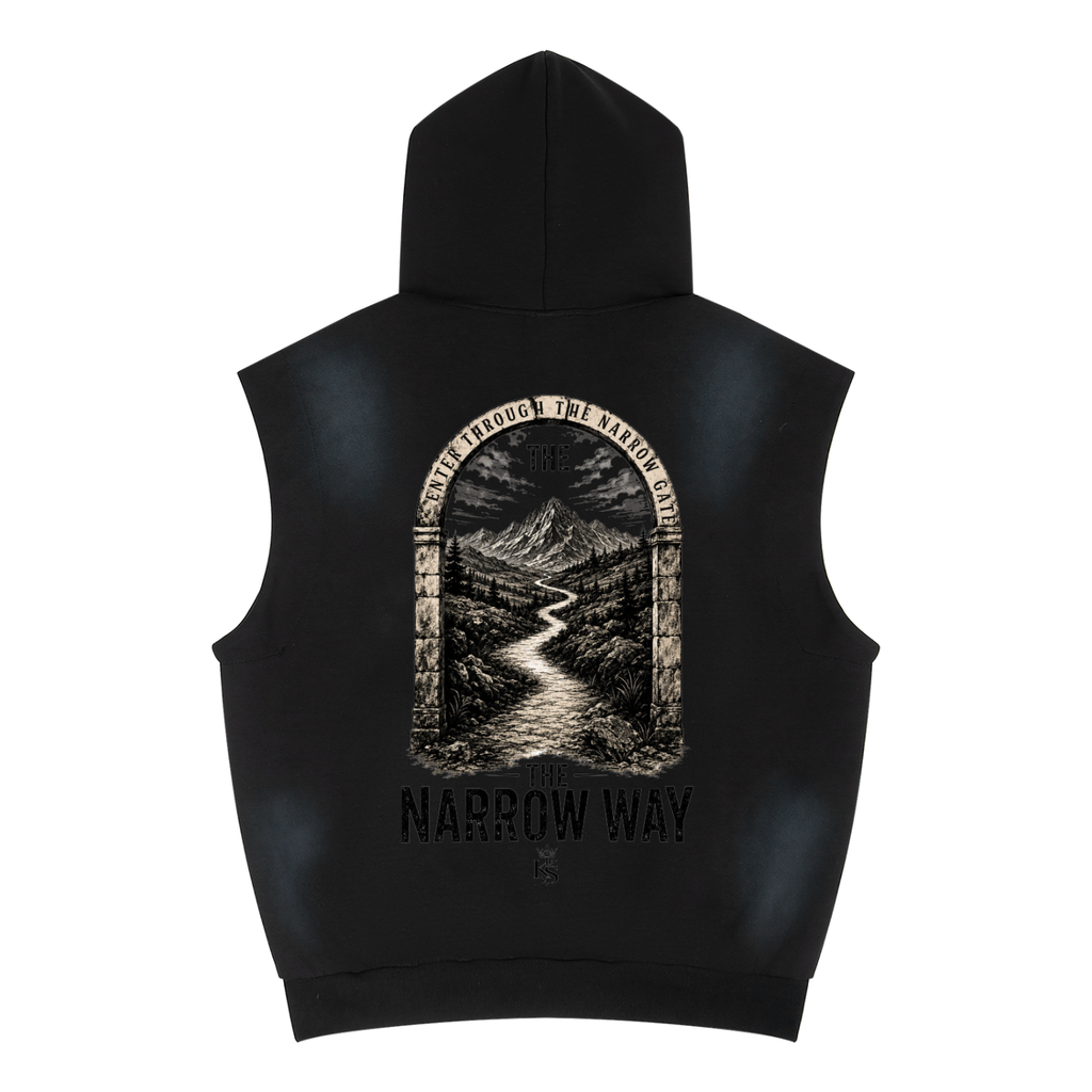 KINGDOM STANDARD Unisex Vintage Wash Sun Fade Sleeveless Hoodie