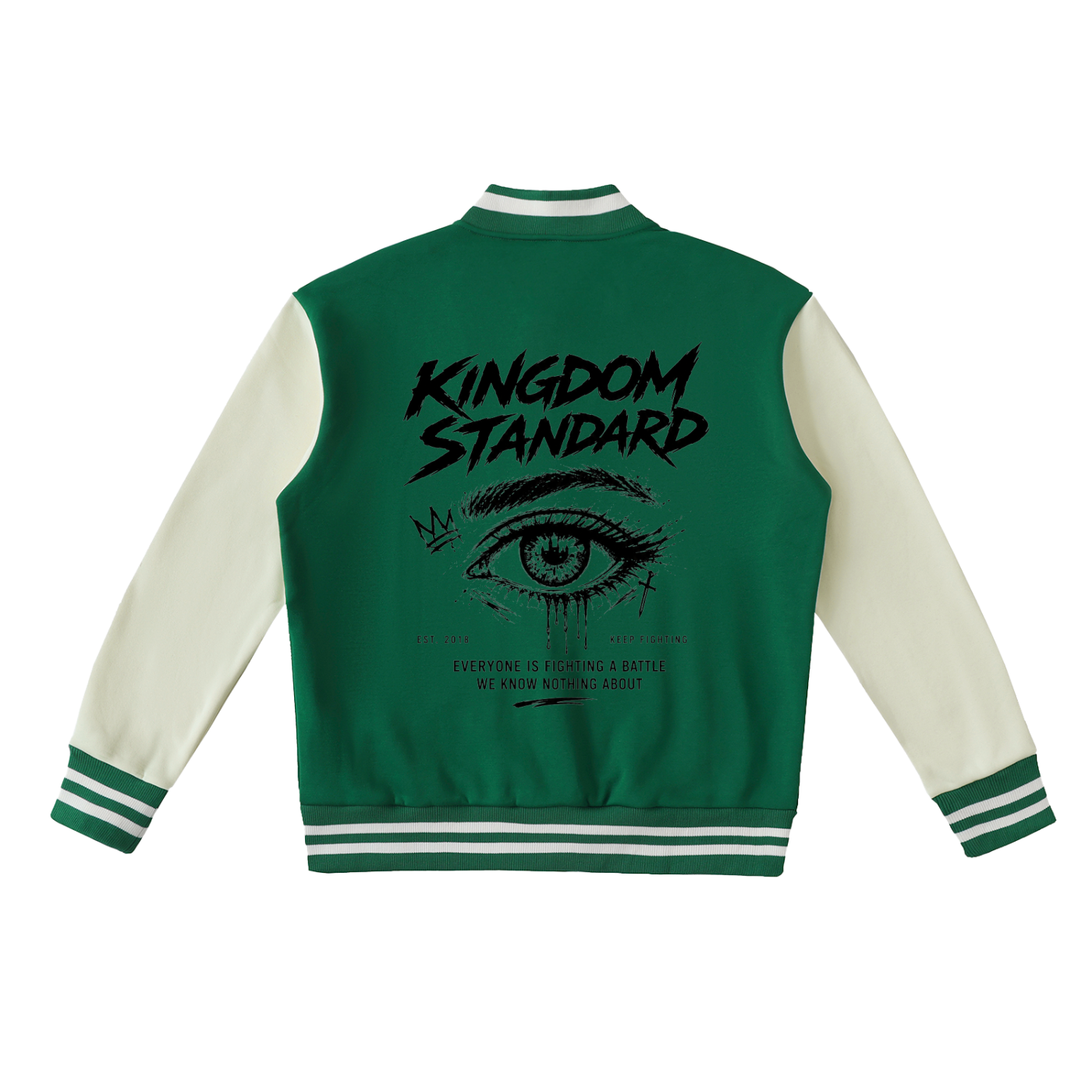 KINGDOM STANDARD Two-Tone Fleeced UNISEX Varsity Jacket