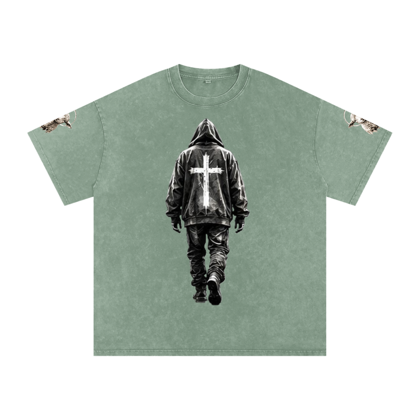 #1 Snow Washed Oversized Cotton T-Shirt