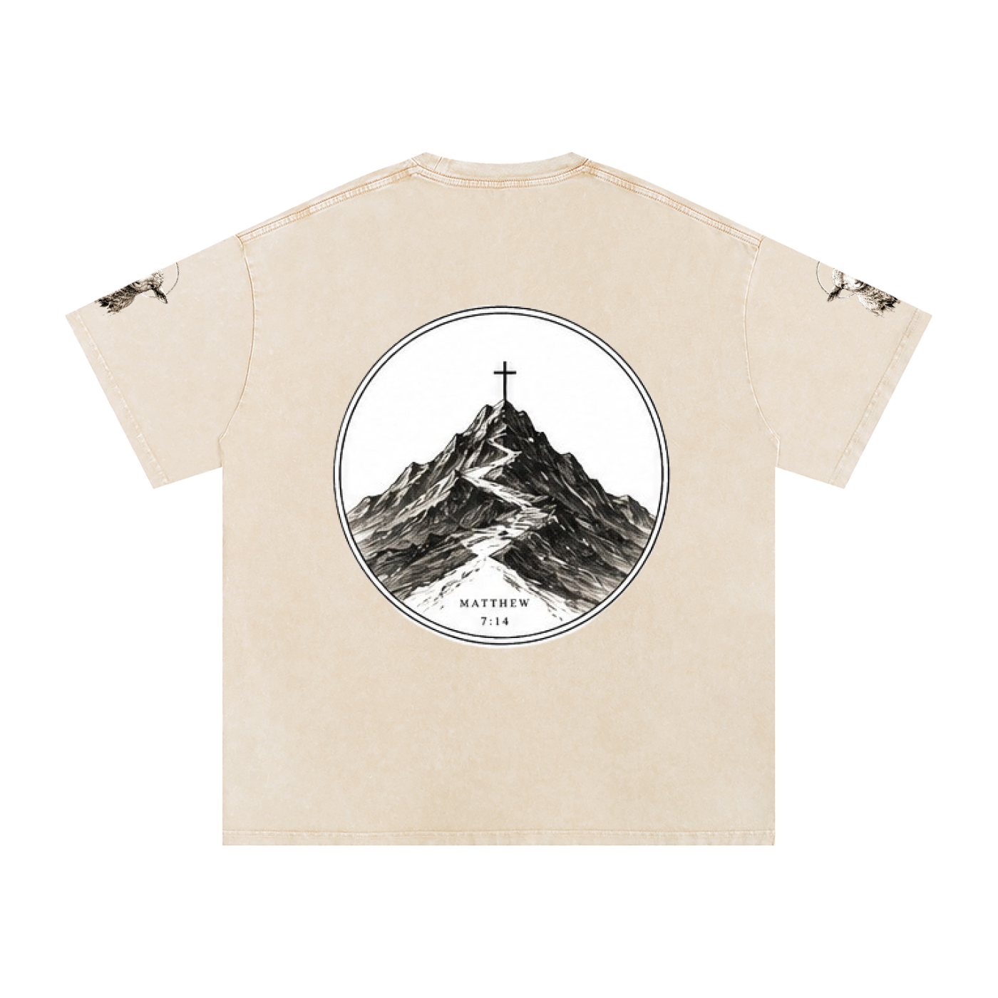 #1 Snow Washed Oversized Cotton T-Shirt