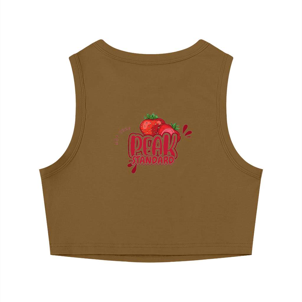 PEAK STANDARD Women's Tight Crewneck Crop Tank Top