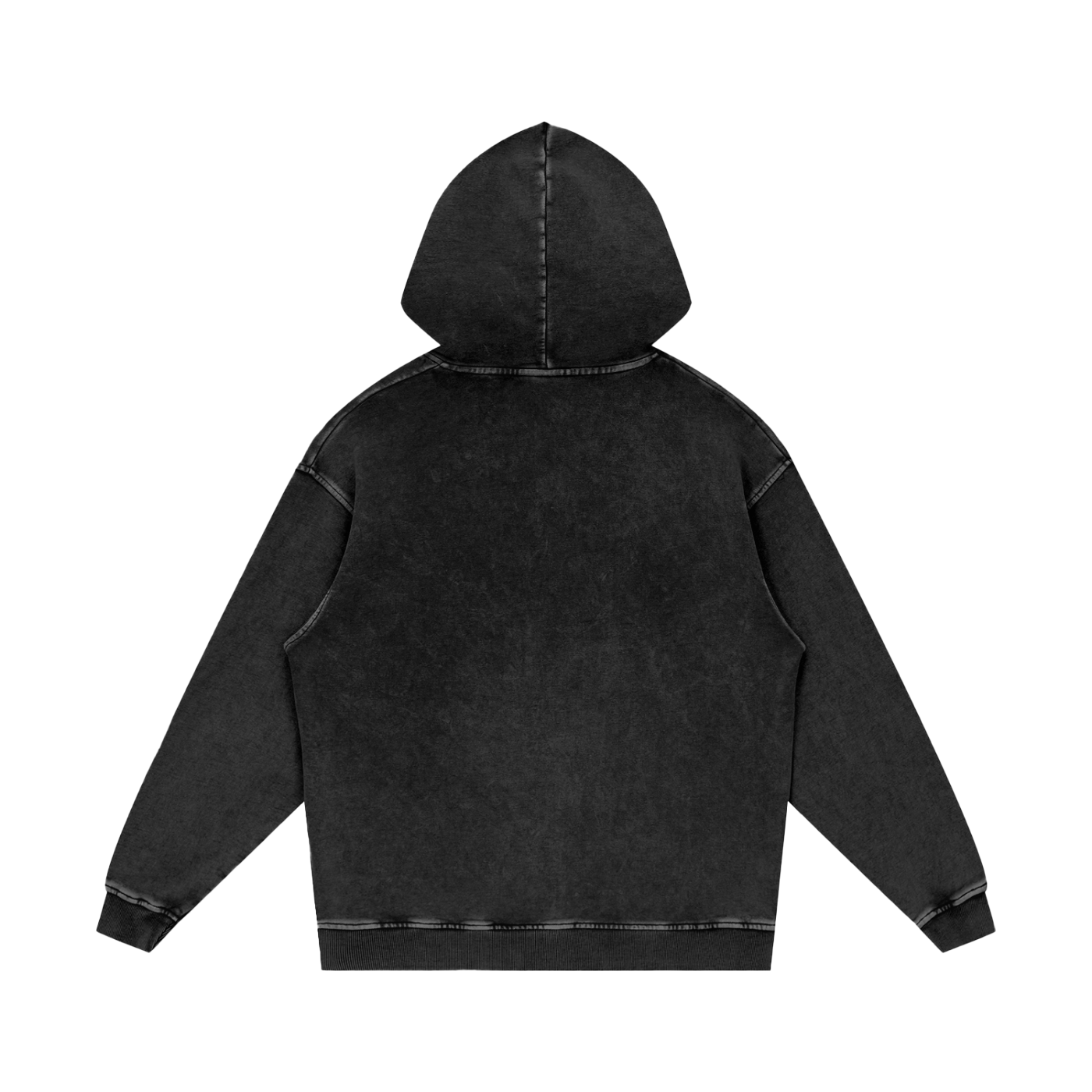 #5 Snow Washed Loose Cotton Hoodie
