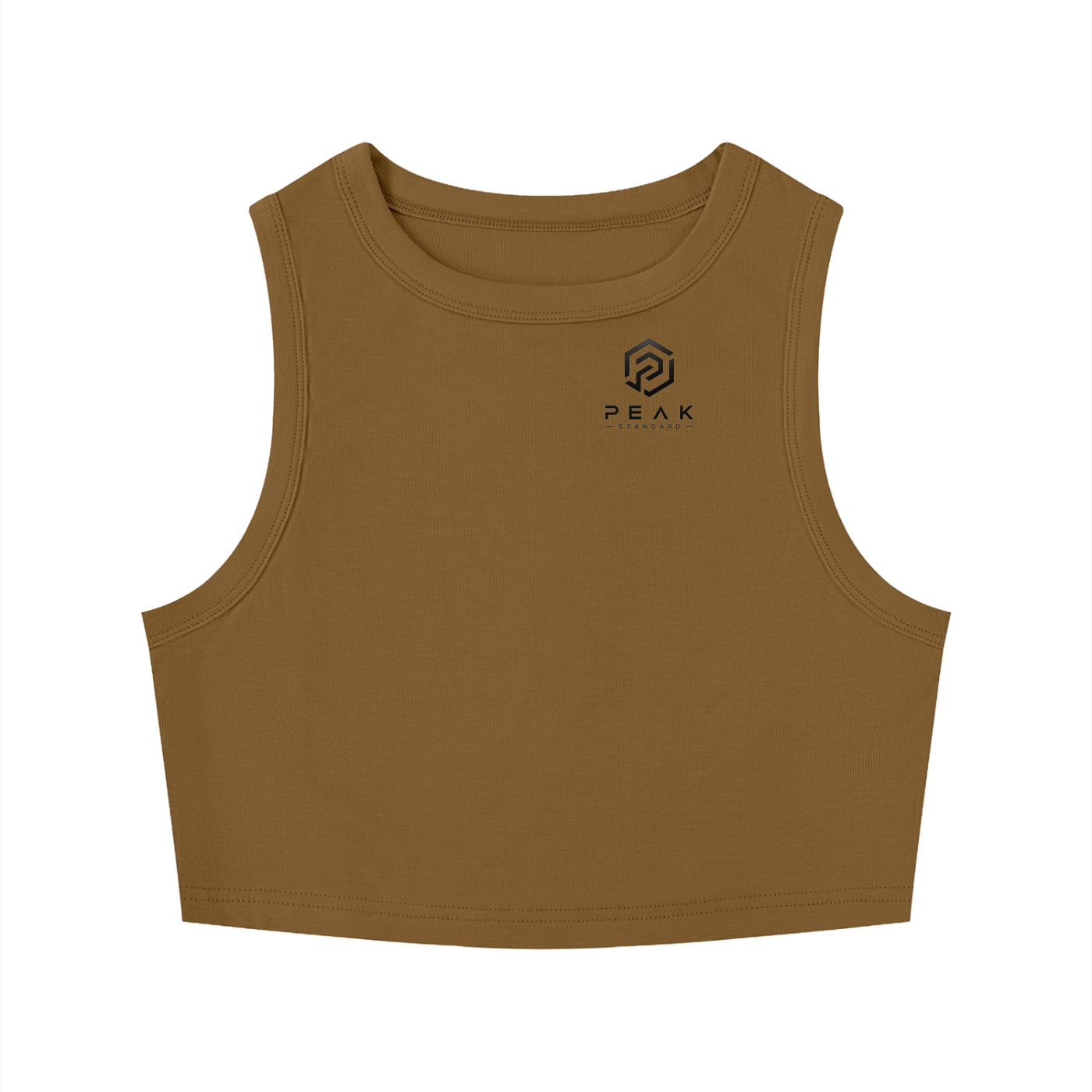 PEAK STANDARD Women's Tight Crewneck Crop Tank Top