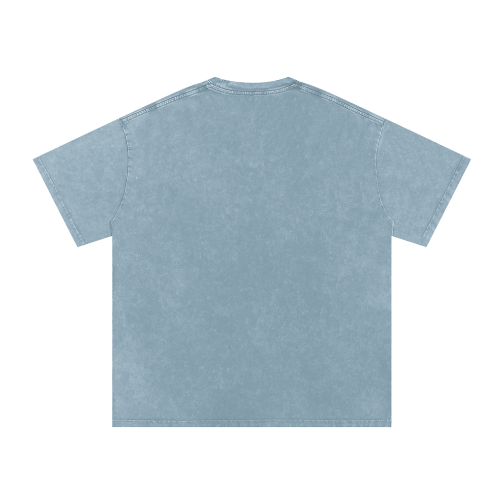 #1 Snow Washed Oversized Cotton T-Shirt