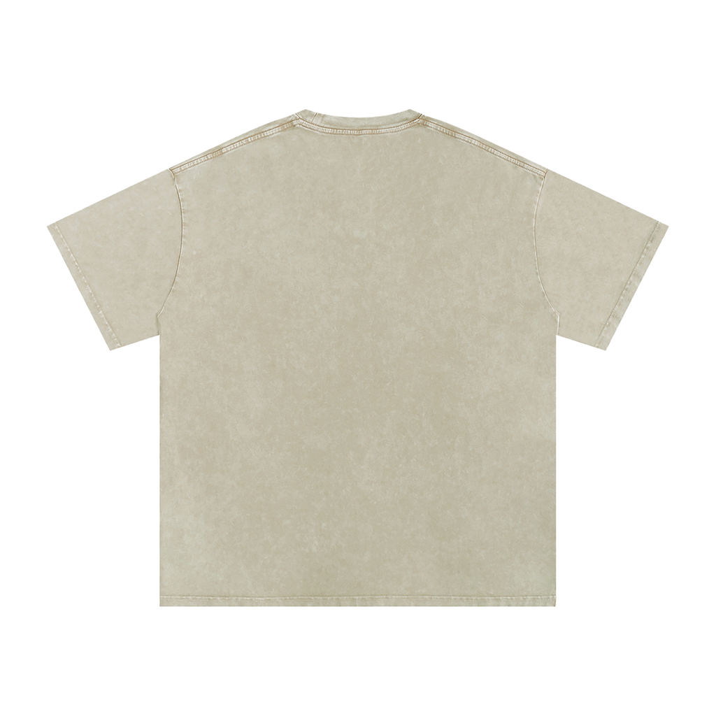 #1 Snow Washed Oversized Cotton T-Shirt