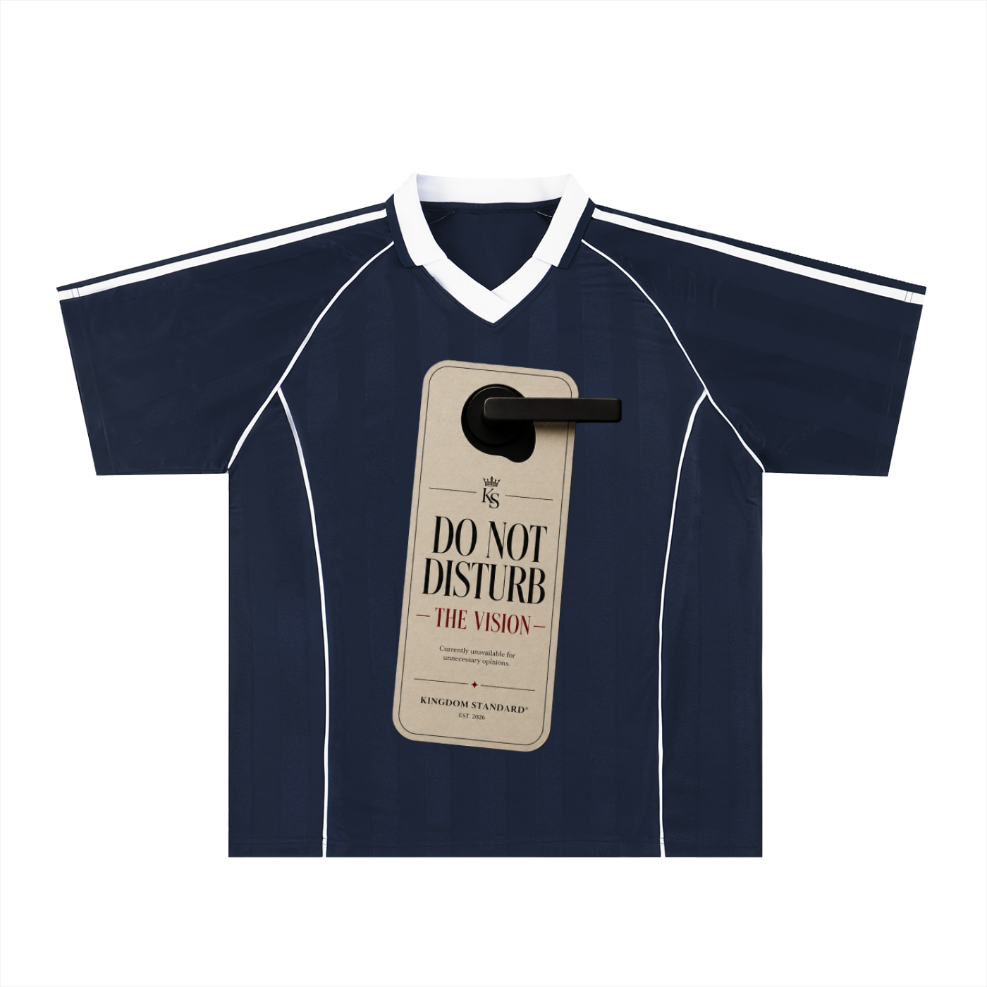 KINGDOM STANDARD FREEDOM Shadow Stripe Collared Soccer Jersey