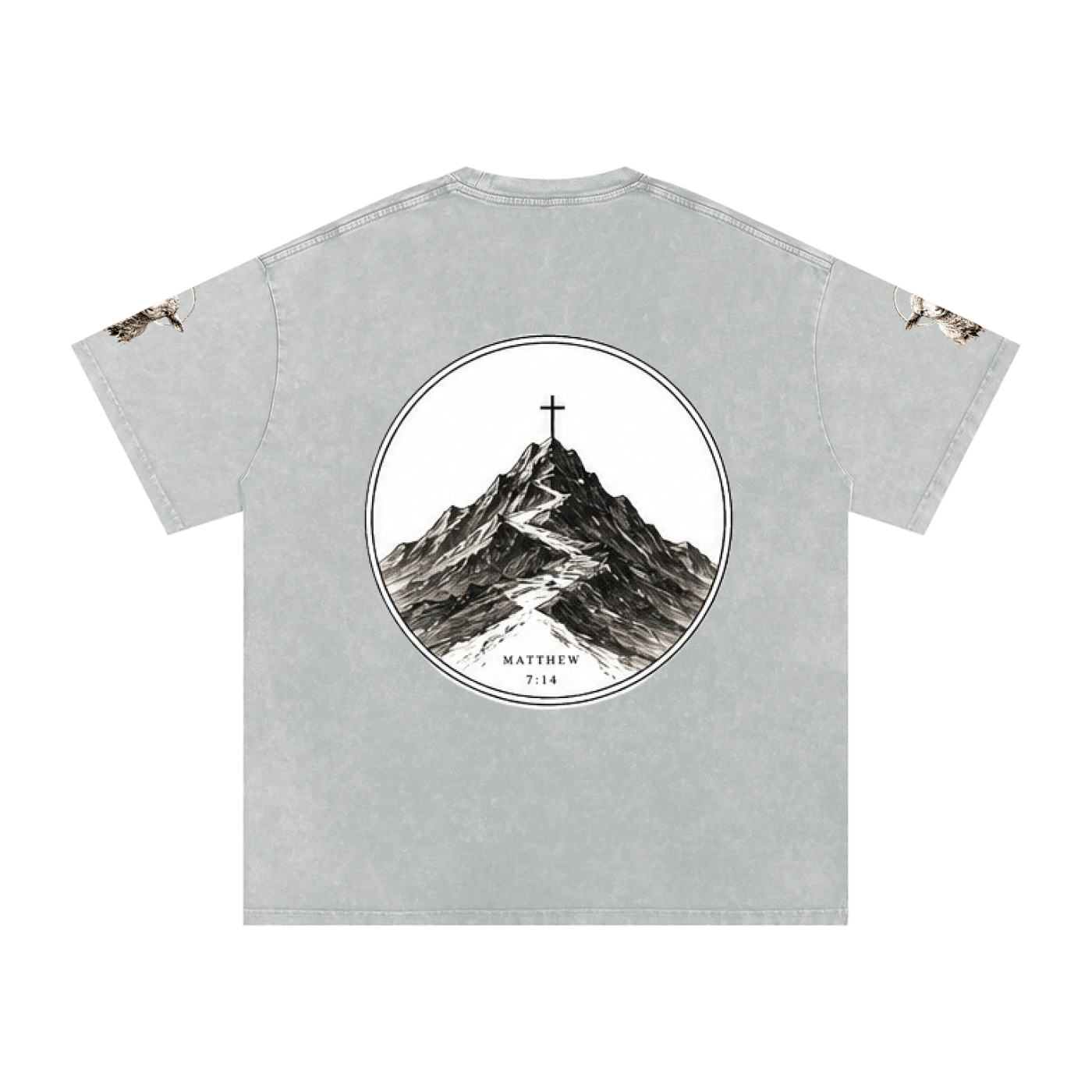 #1 Snow Washed Oversized Cotton T-Shirt