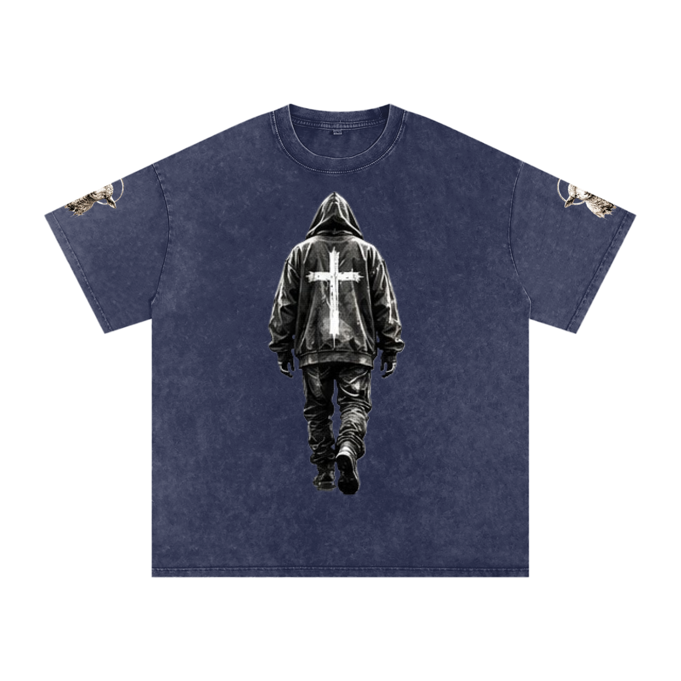 #1 Snow Washed Oversized Cotton T-Shirt