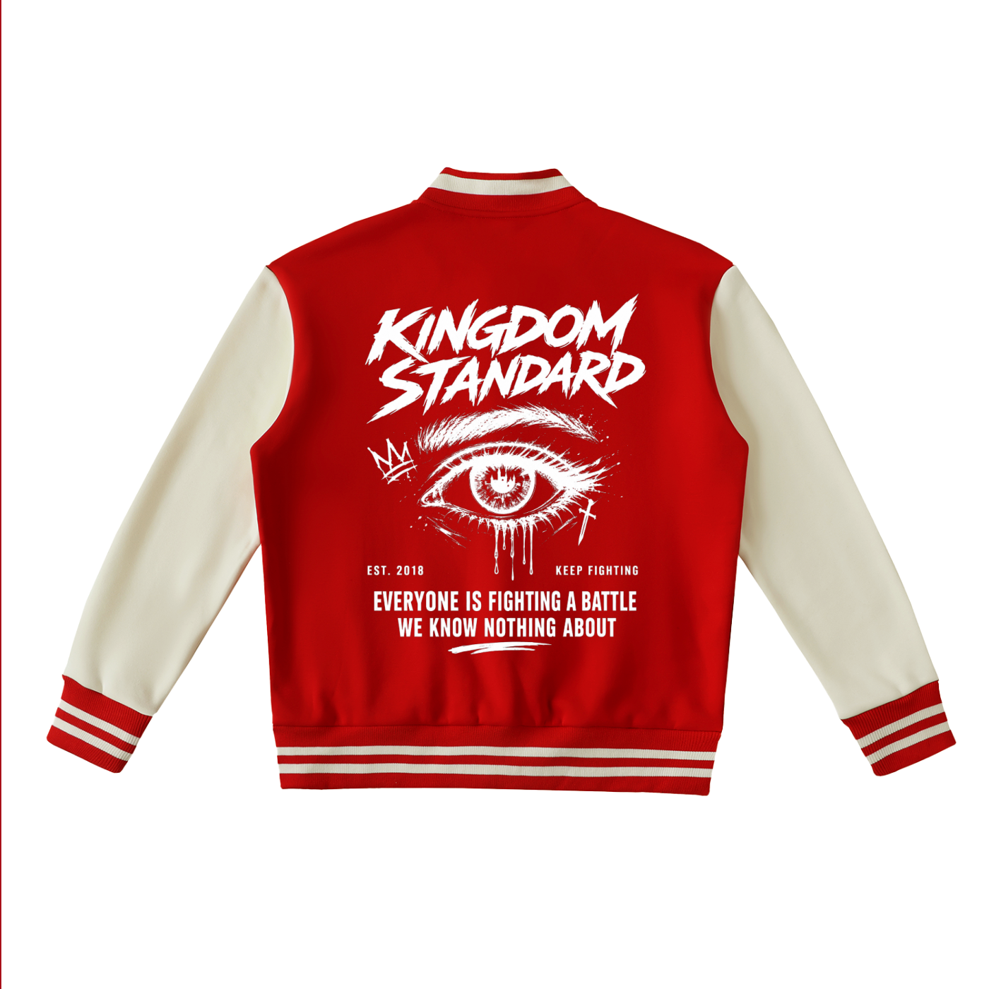 KINGDOM STANDARD Two-Tone Fleeced UNISEX Varsity Jacket