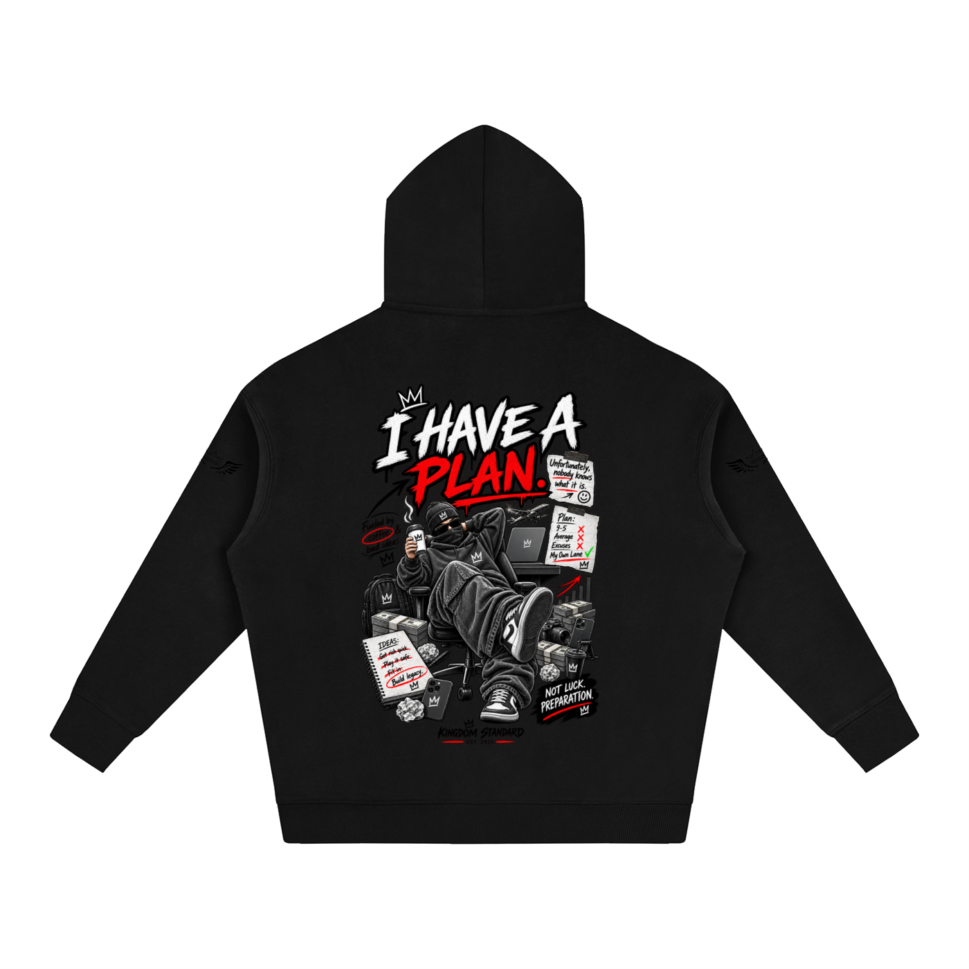 KINGDOM STANDARD Oversize Fleeced Hoodie