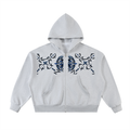 KINGDOM STANDARD ORIGIN Fleeced Full-Zip Boxy Hoodie #4