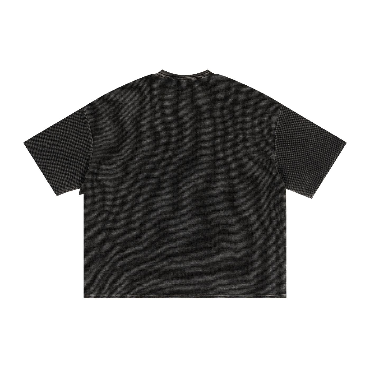 #8 Textured Waffle Washed Boxy T-Shirt