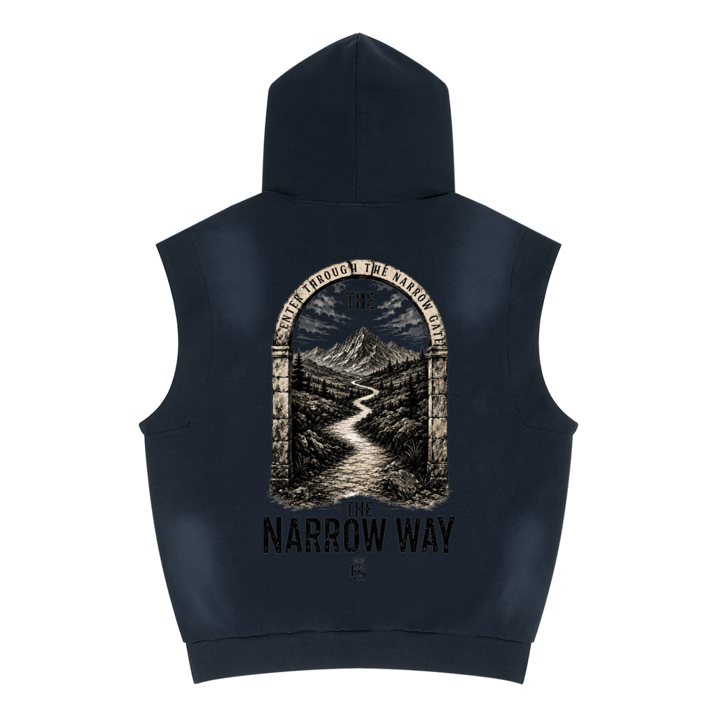 KINGDOM STANDARD Unisex Vintage Wash Sun Fade Sleeveless Hoodie