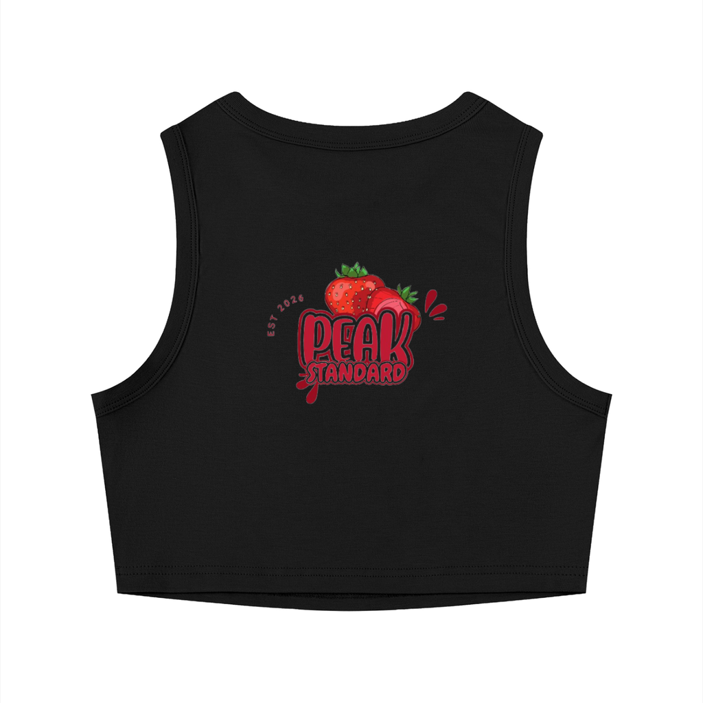 PEAK STANDARD Women's Tight Crewneck Crop Tank Top