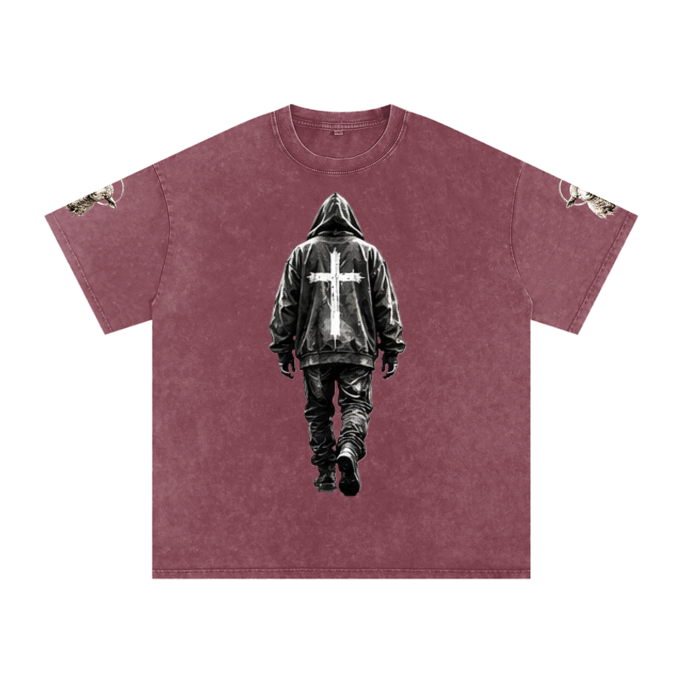 #1 Snow Washed Oversized Cotton T-Shirt
