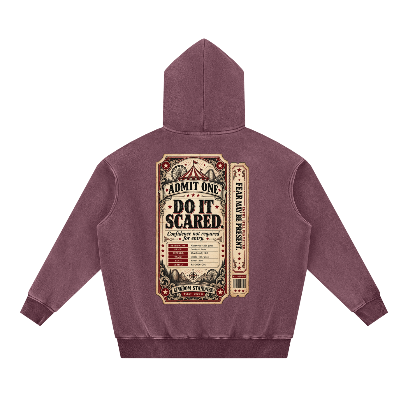 KINGDOM STANDARD Unisex Fleece Oversize Hoodie