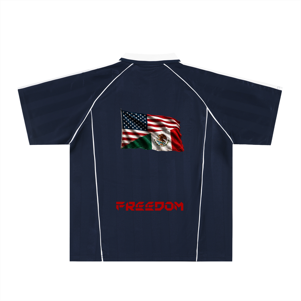 KINGDOM STANDARD FREEDOM Shadow Stripe Collared Soccer Jersey