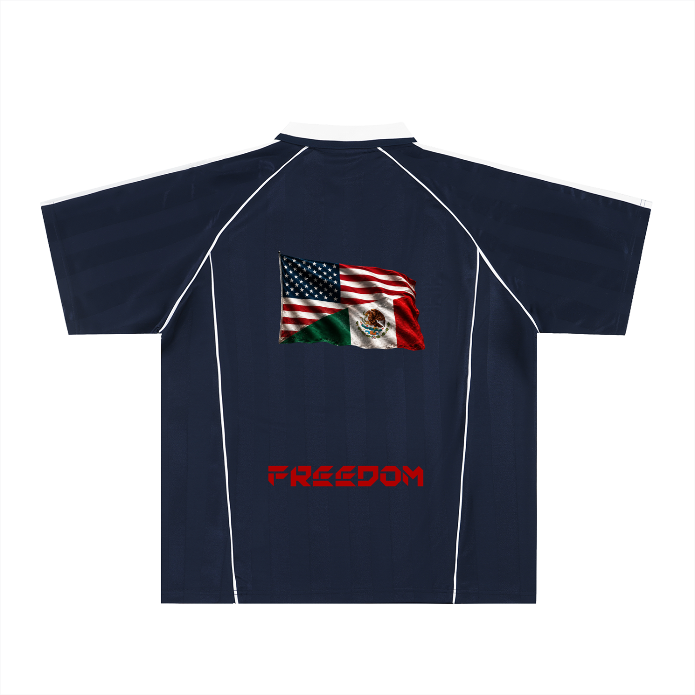 KINGDOM STANDARD FREEDOM Shadow Stripe Collared Soccer Jersey