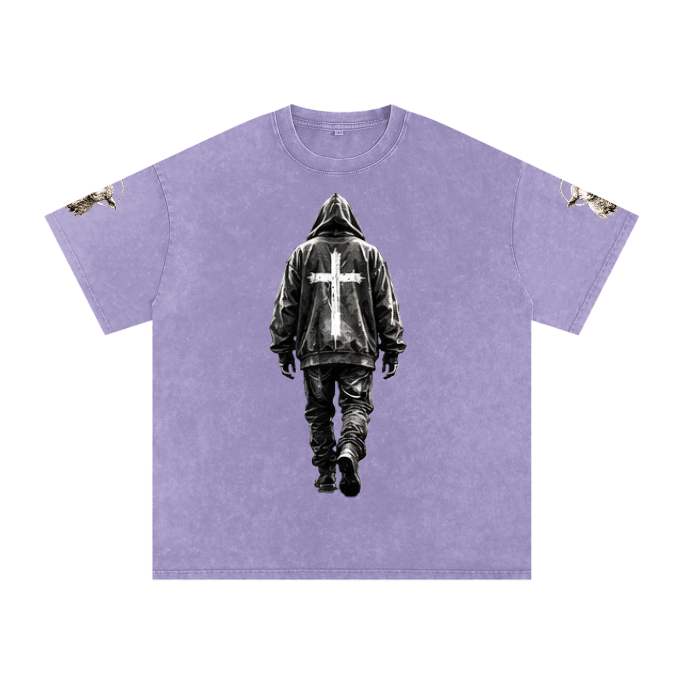 #1 Snow Washed Oversized Cotton T-Shirt