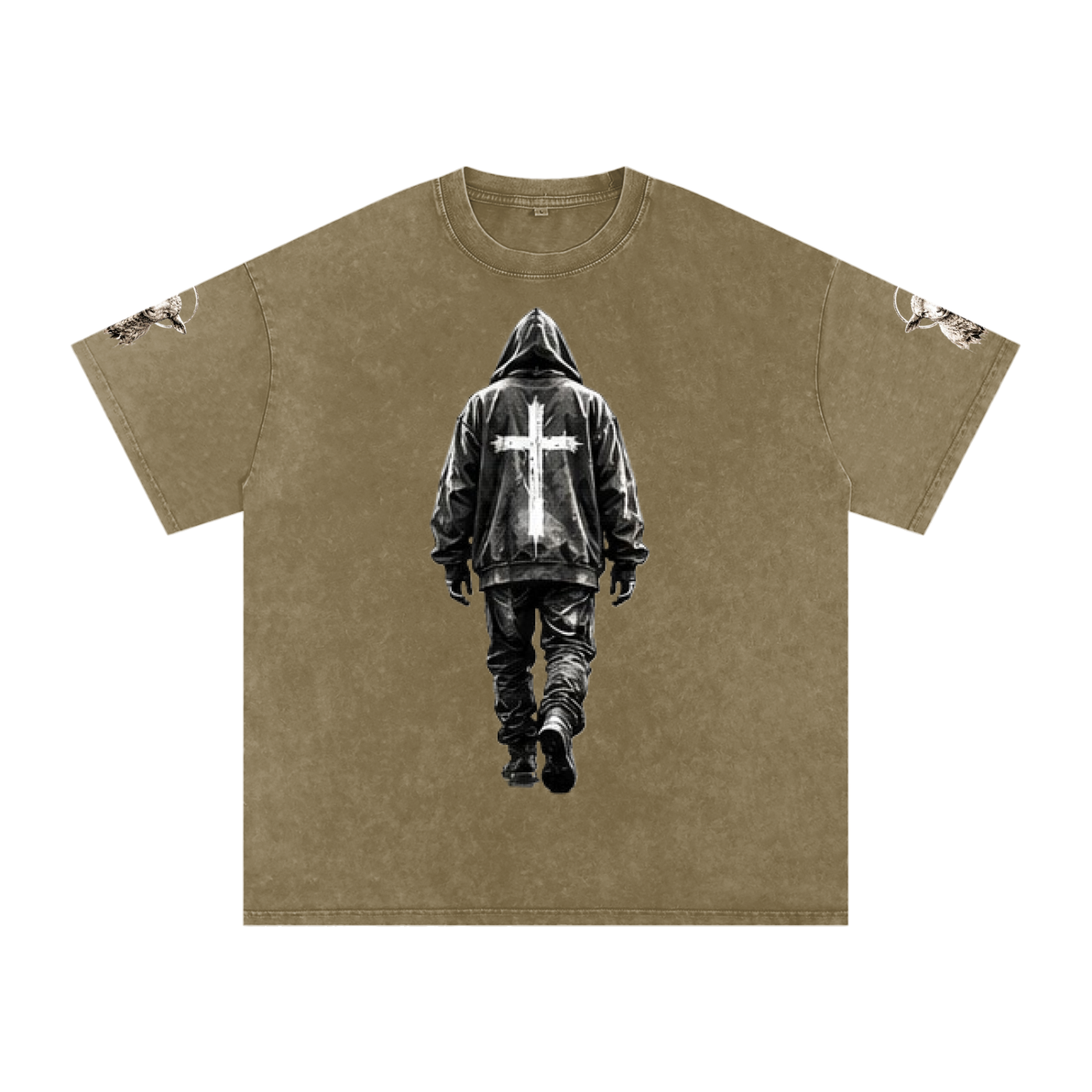 #1 Snow Washed Oversized Cotton T-Shirt