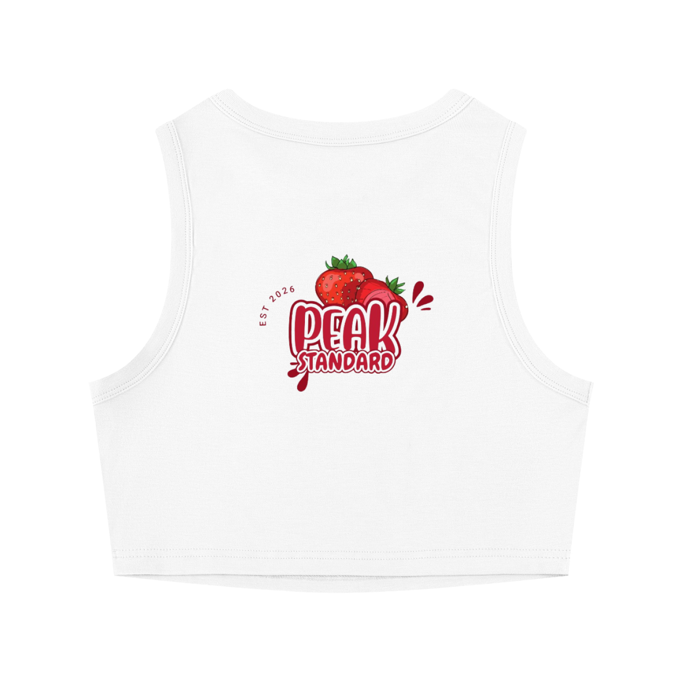 PEAK STANDARD Women's Tight Crewneck Crop Tank Top