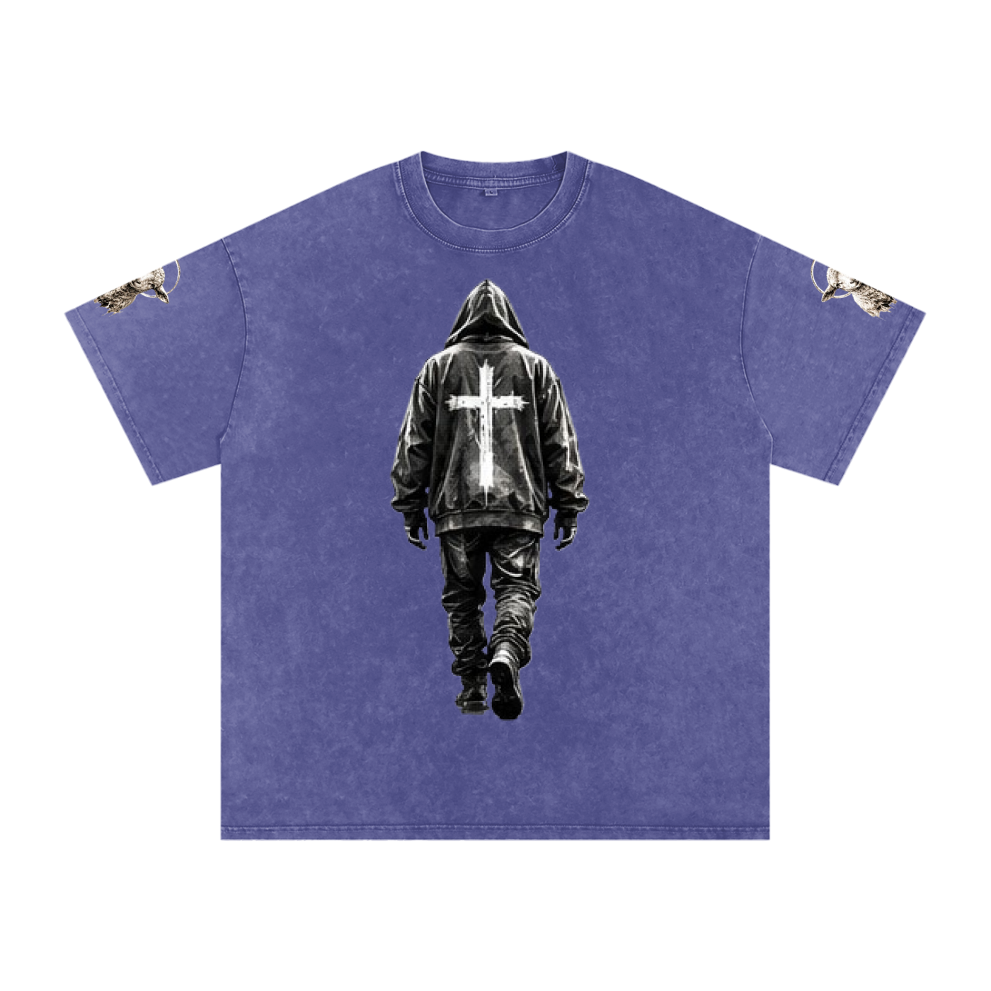#1 Snow Washed Oversized Cotton T-Shirt