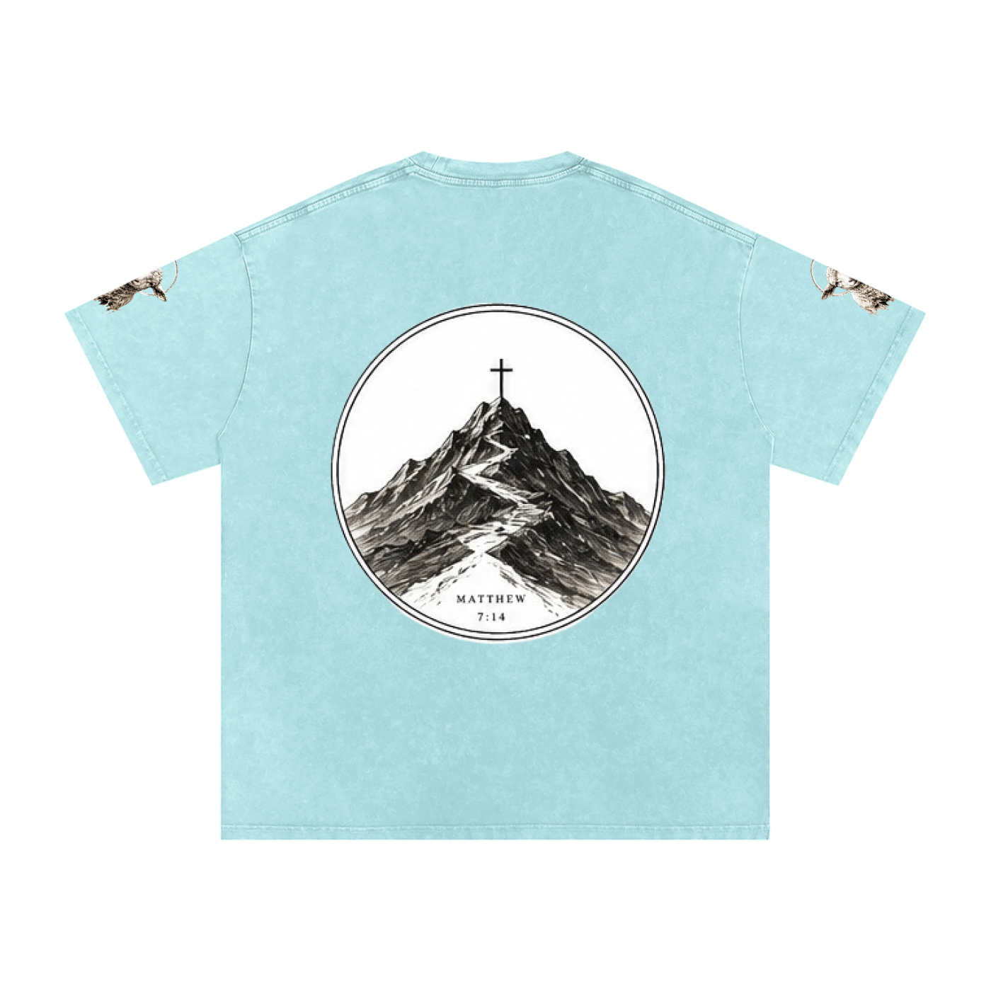 #1 Snow Washed Oversized Cotton T-Shirt