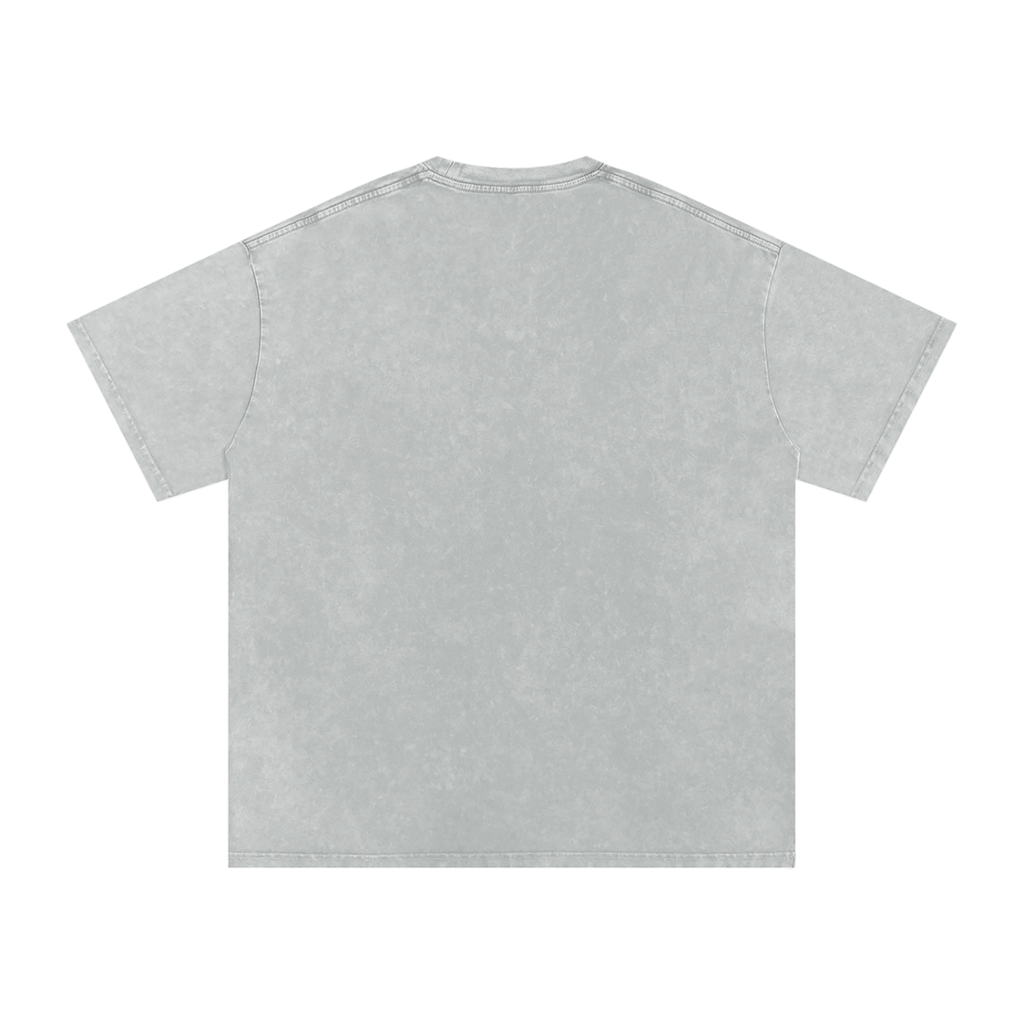 #1 Snow Washed Oversized Cotton T-Shirt