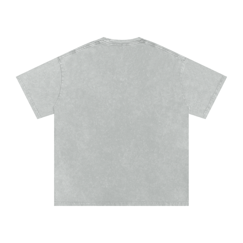 #1 Snow Washed Oversized Cotton T-Shirt