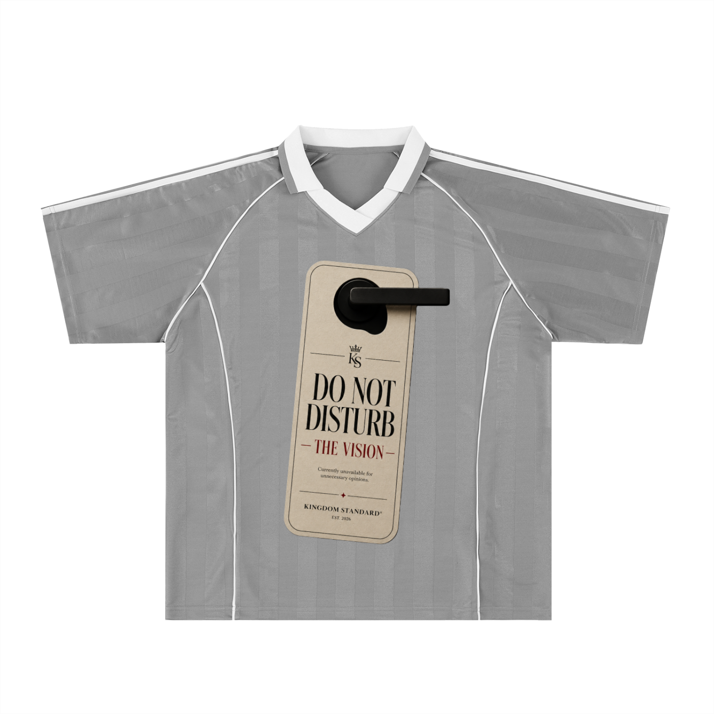 KINGDOM STANDARD FREEDOM Shadow Stripe Collared Soccer Jersey