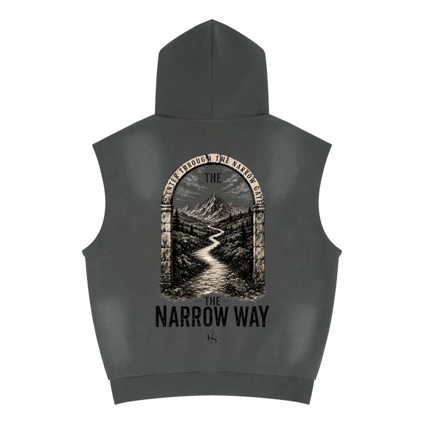 KINGDOM STANDARD Unisex Vintage Wash Sun Fade Sleeveless Hoodie