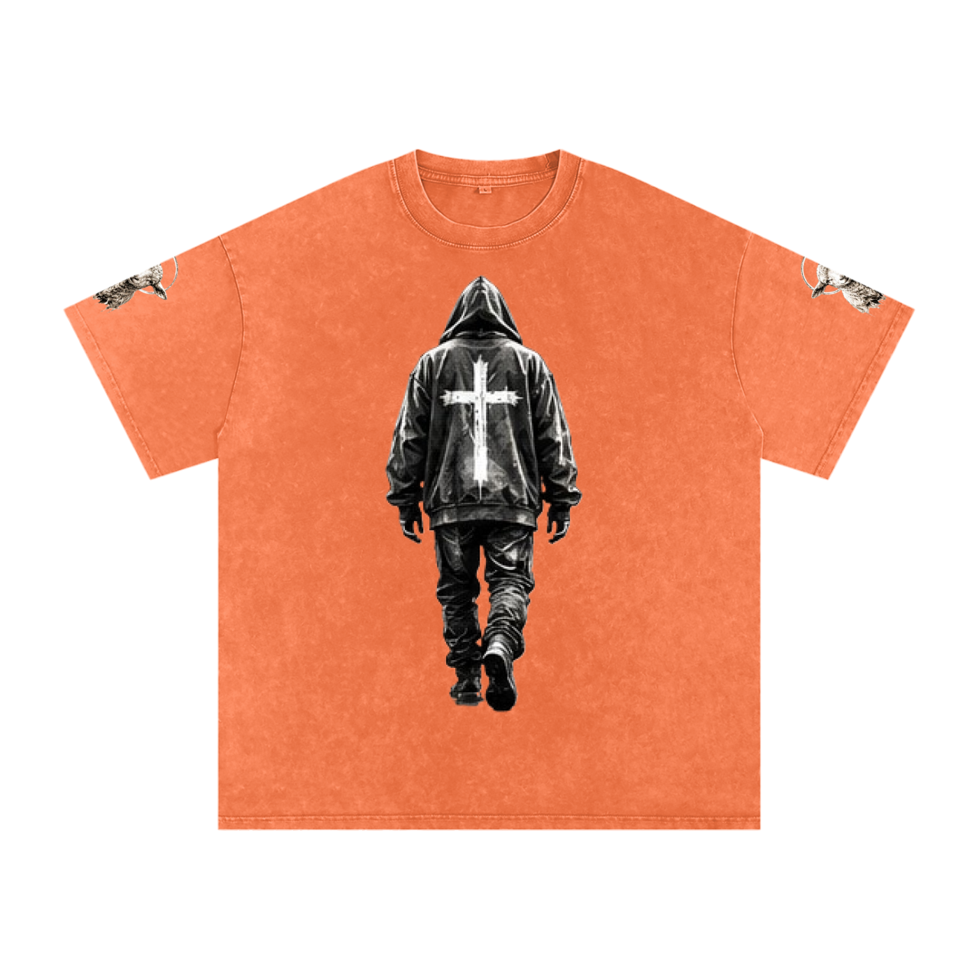 #1 Snow Washed Oversized Cotton T-Shirt