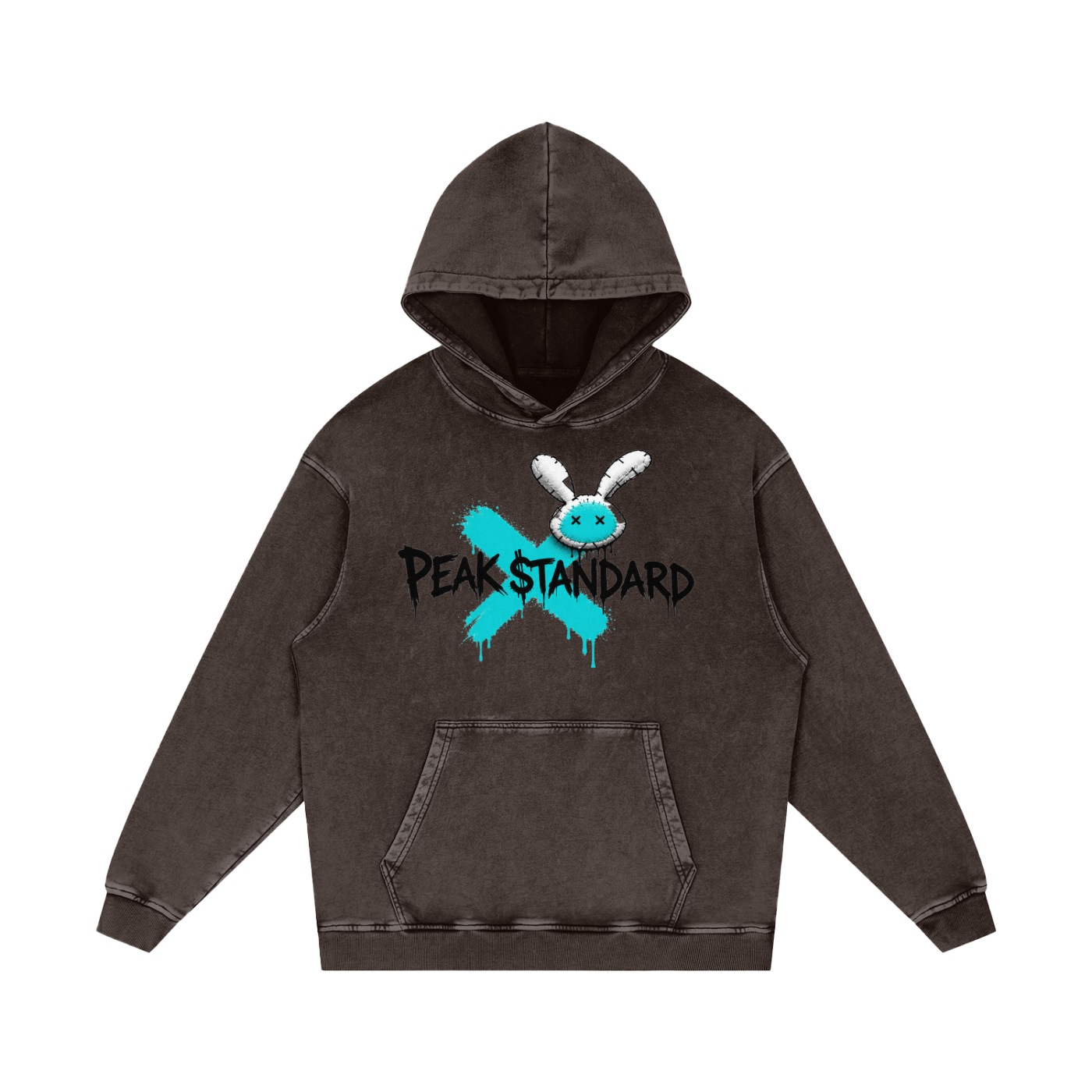 #5 Snow Washed Loose Cotton Hoodie