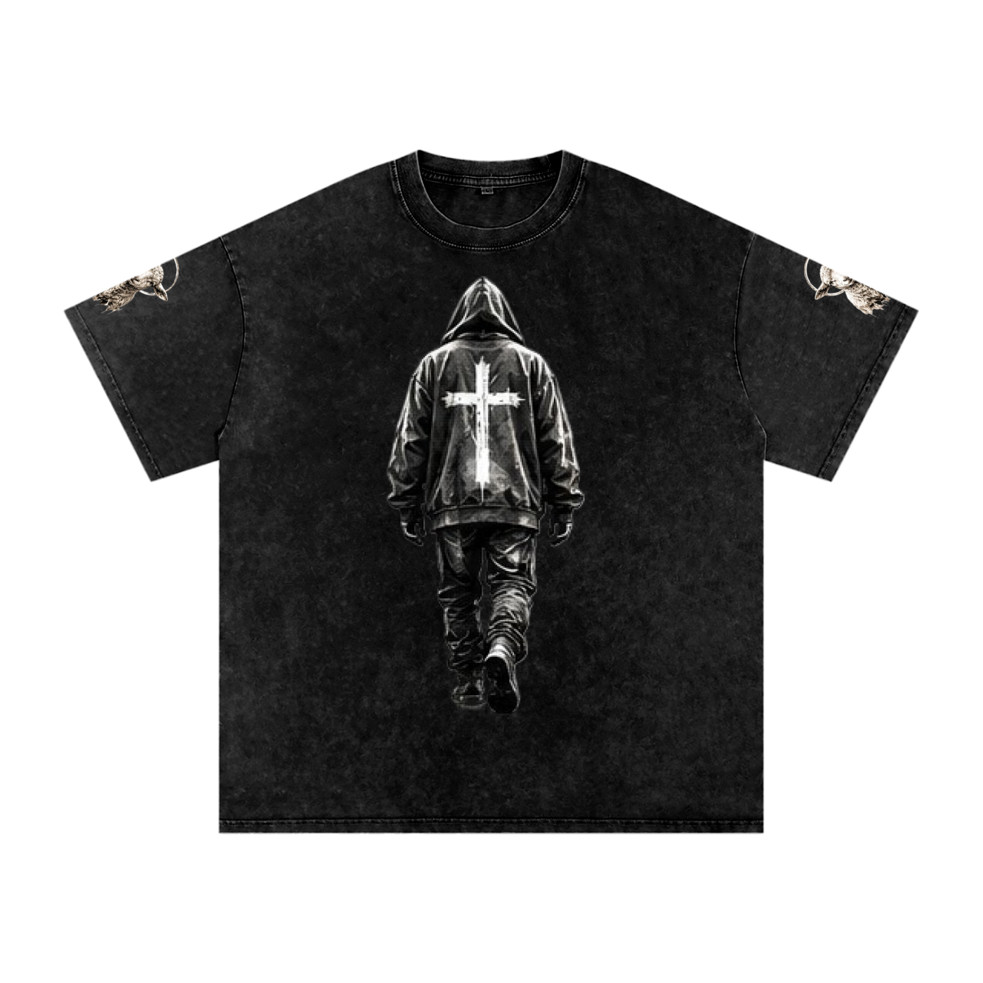 #1 Snow Washed Oversized Cotton T-Shirt