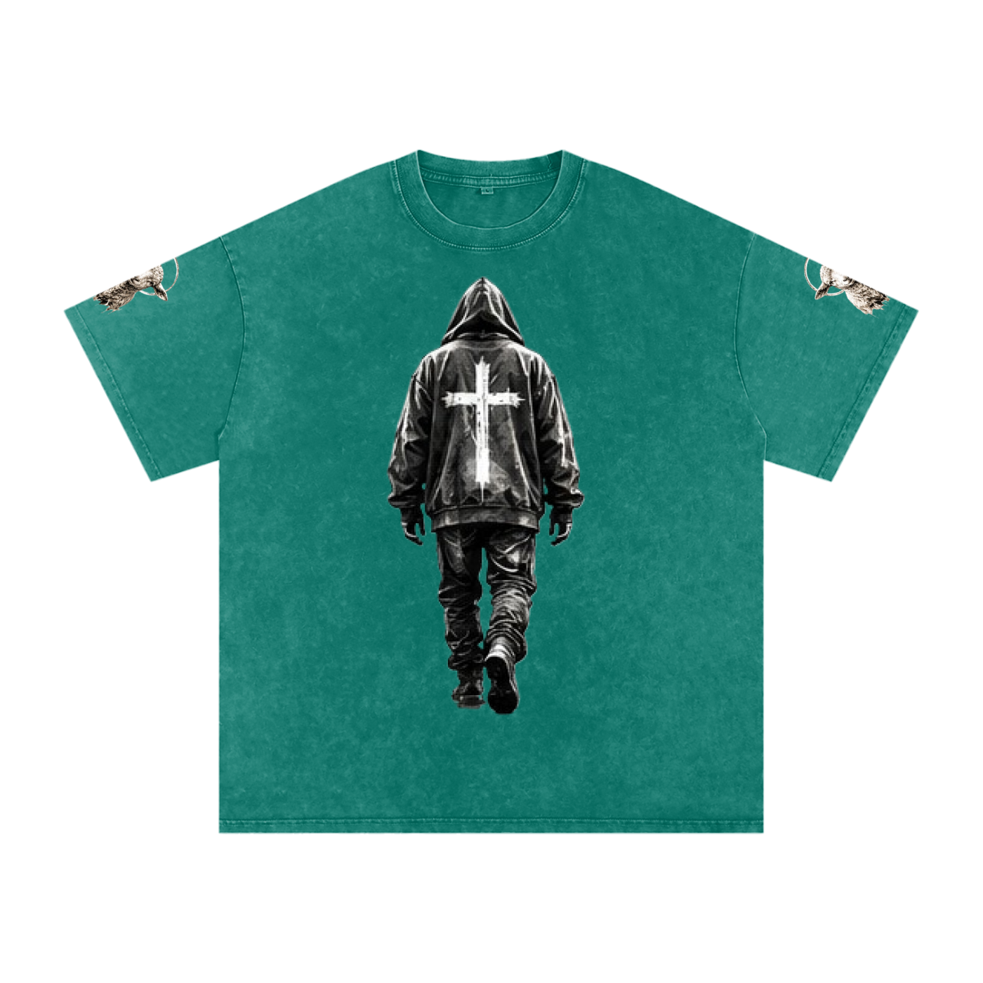 #1 Snow Washed Oversized Cotton T-Shirt