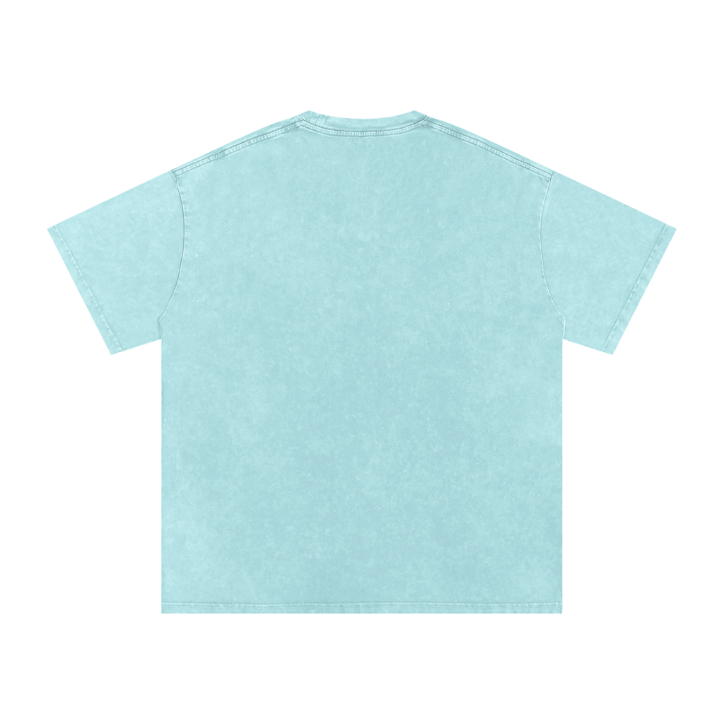 #1 Snow Washed Oversized Cotton T-Shirt