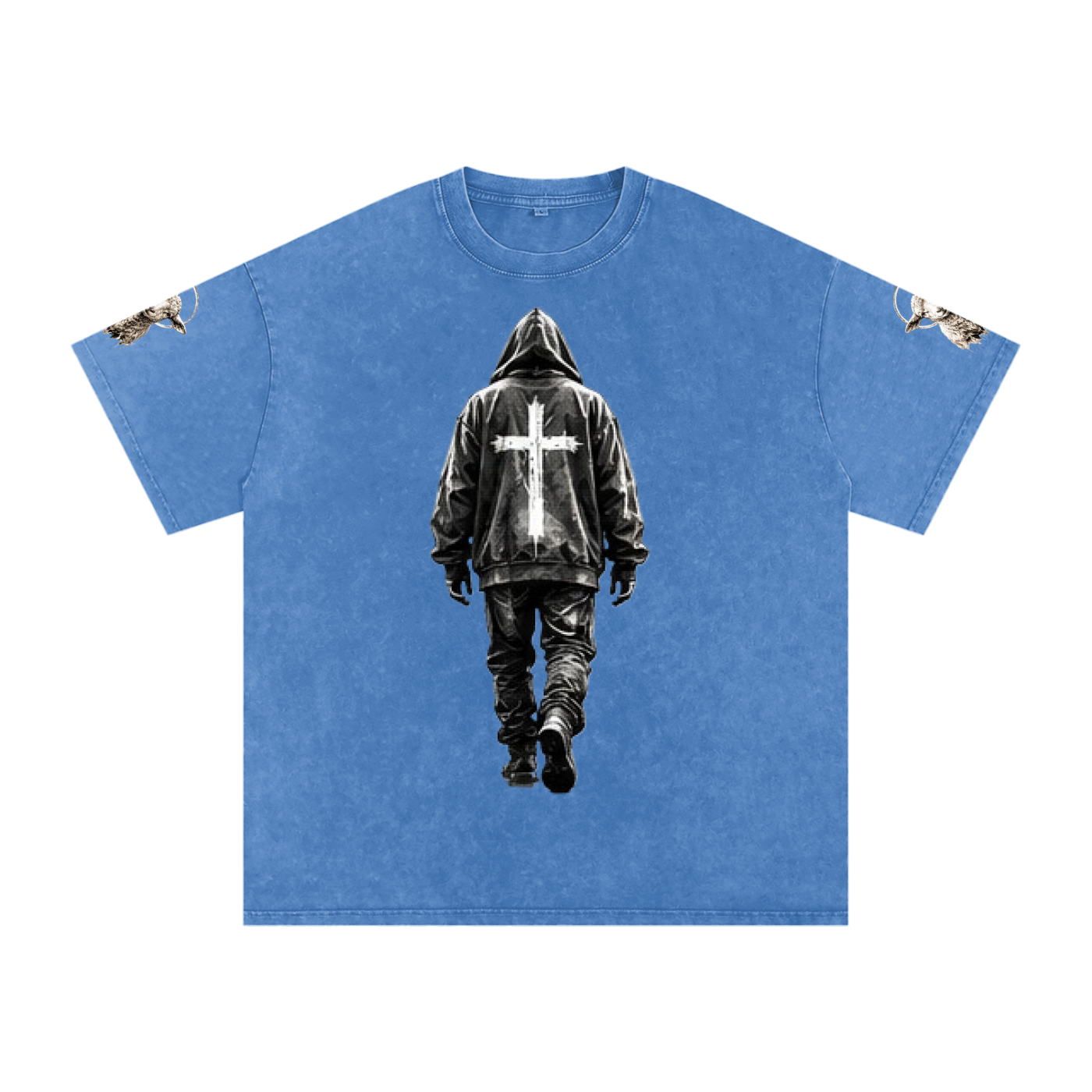 #1 Snow Washed Oversized Cotton T-Shirt
