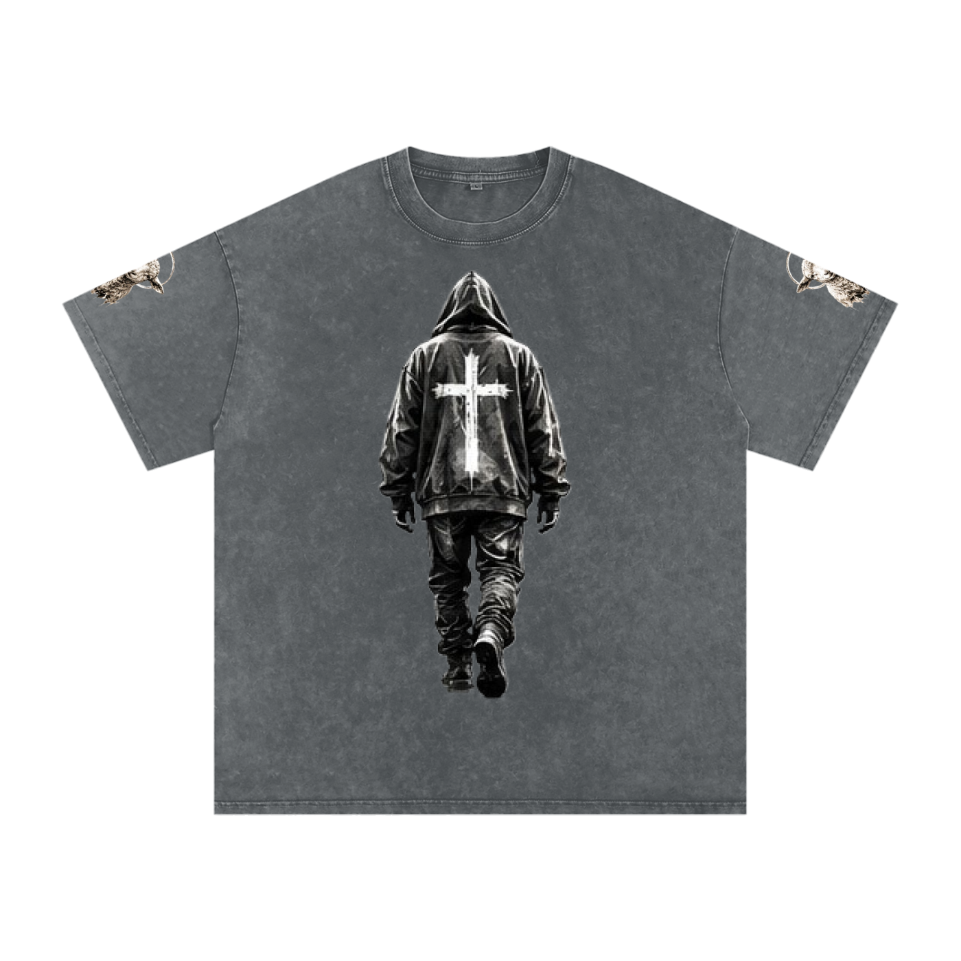 #1 Snow Washed Oversized Cotton T-Shirt