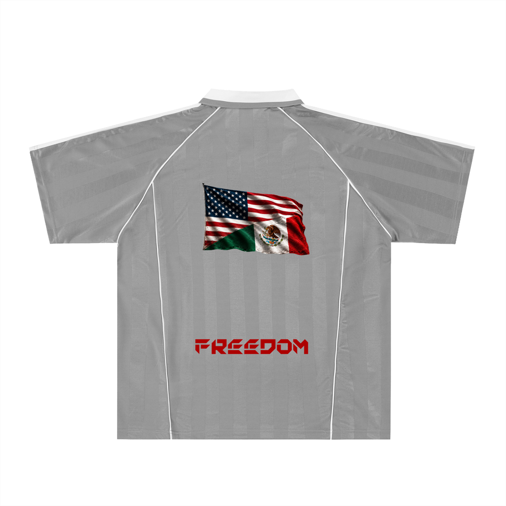 KINGDOM STANDARD FREEDOM Shadow Stripe Collared Soccer Jersey