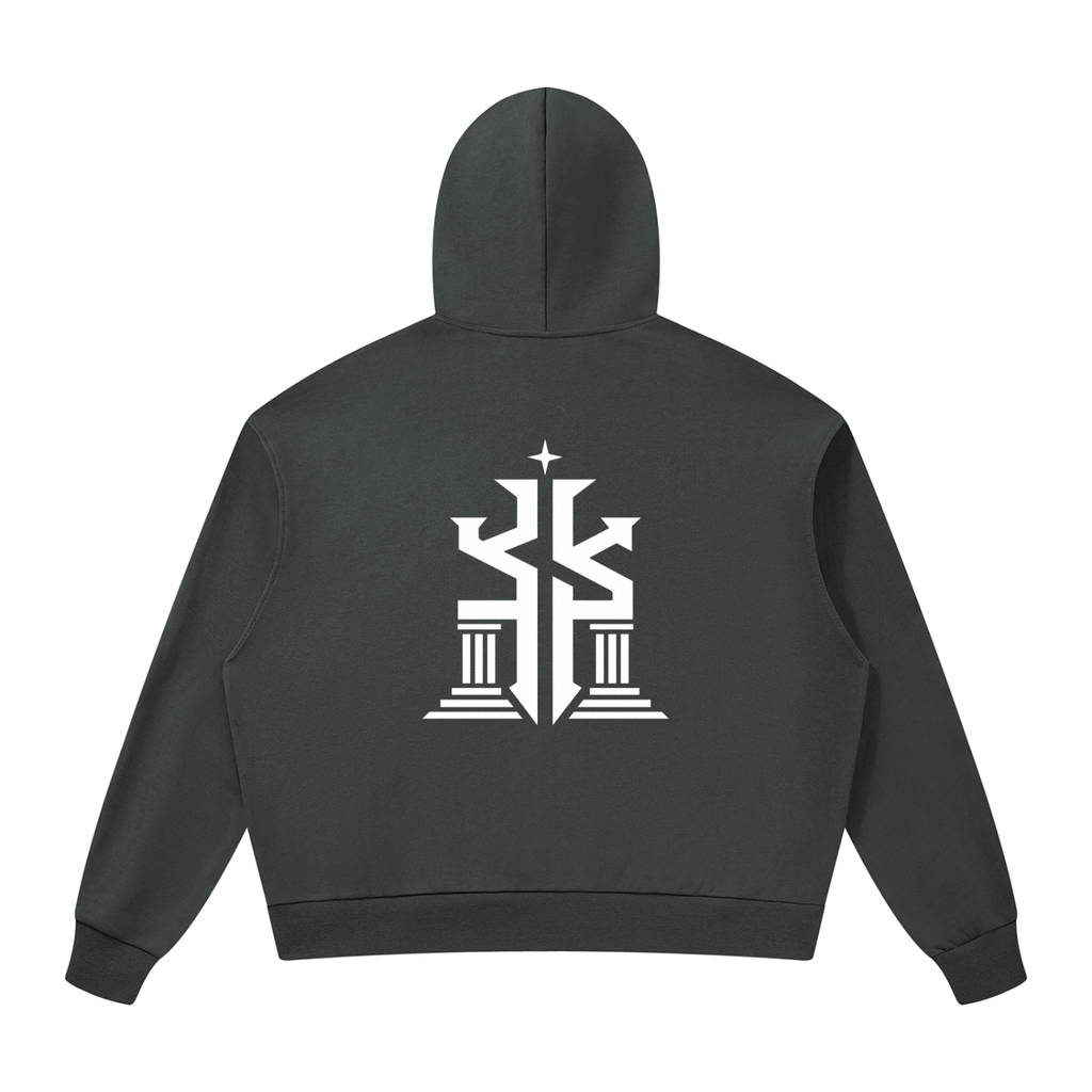 KINGDOM STANDARD Unisex Drop Shoulder Full Zip Hoodie