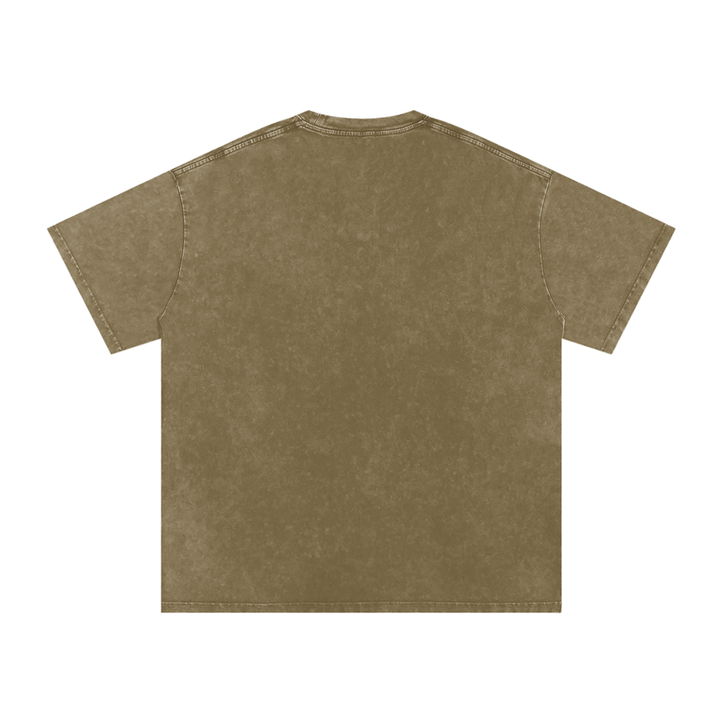 #1 Snow Washed Oversized Cotton T-Shirt
