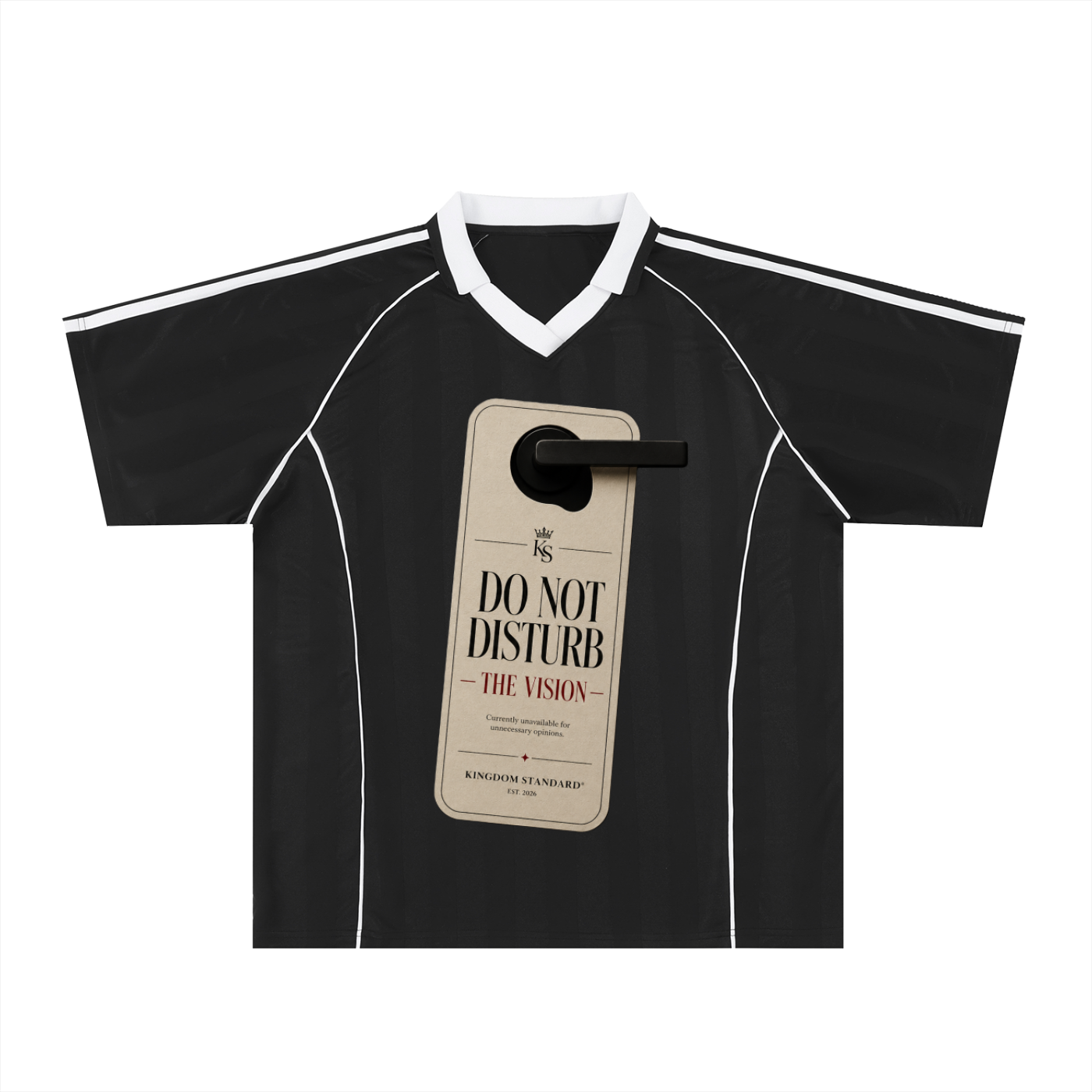 KINGDOM STANDARD FREEDOM Shadow Stripe Collared Soccer Jersey